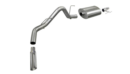 Corsa/dB 11-13 Ford F-150 EcoBoost 3.5L V6 Polished Sport Cat-Back Exhaust - eliteracefab.com