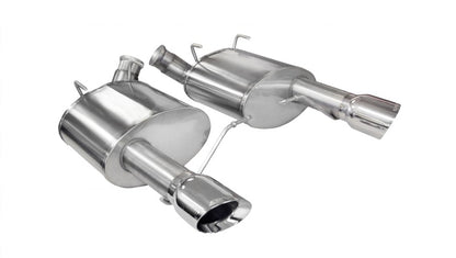 Corsa 11-14 Ford Mustang GT/Boss 302 5.0L V8 Polished Xtreme Axle-Back Exhaust - eliteracefab.com