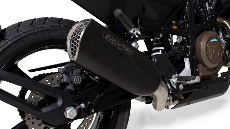 Remus 2018 Husqvarna Vitpilen 701/Svartpilen 701 Euro 8 NXT Black Race Slip On w/Sound Insert Remus