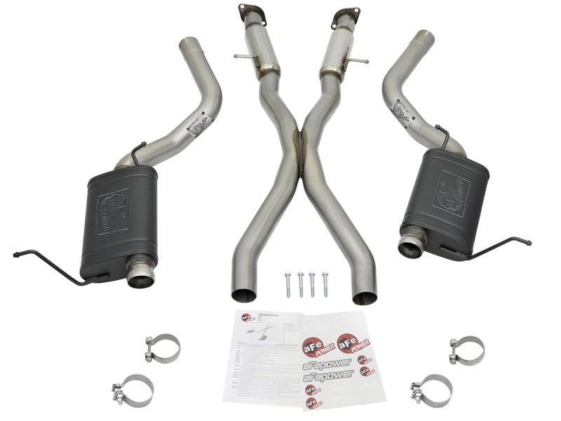 aFe MACHForce XP 12-17 Jeep Grand Cherokee WK2 SRT8 V8-6.4L 304SS Cat-Back Exhaust System - eliteracefab.com