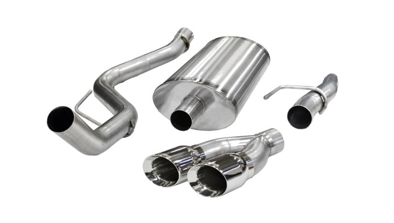 Corsa 11-13 Ford F-150 5.0L V8 Polished Sport Cat-Back Exhaust CORSA Performance