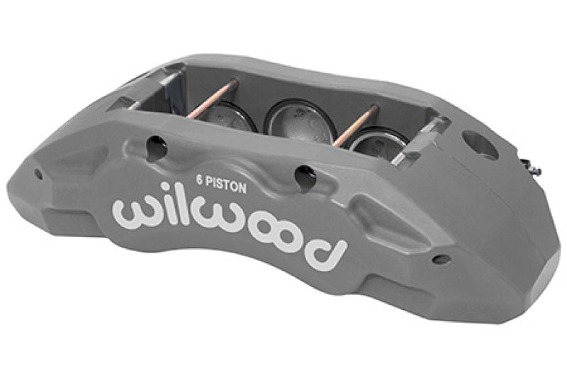 Wilwood Caliper-TX6R- R/H - Clear 1.62/1.38/1.38in Pistons 1.38in Disc Wilwood