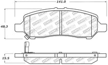 Load image into Gallery viewer, StopTech Performance Rear Brake Pads 13-14 Dodge Dart/Jeep Cherokee - eliteracefab.com