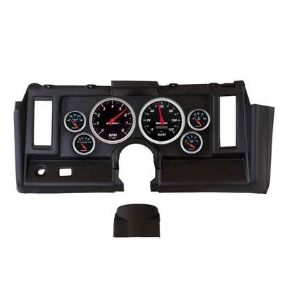 Autometer Designer Black 1969 Camaro Dash Kit 6pc Tach / MPH / Fuel / Oil / WTMP / Volt 7021-DB