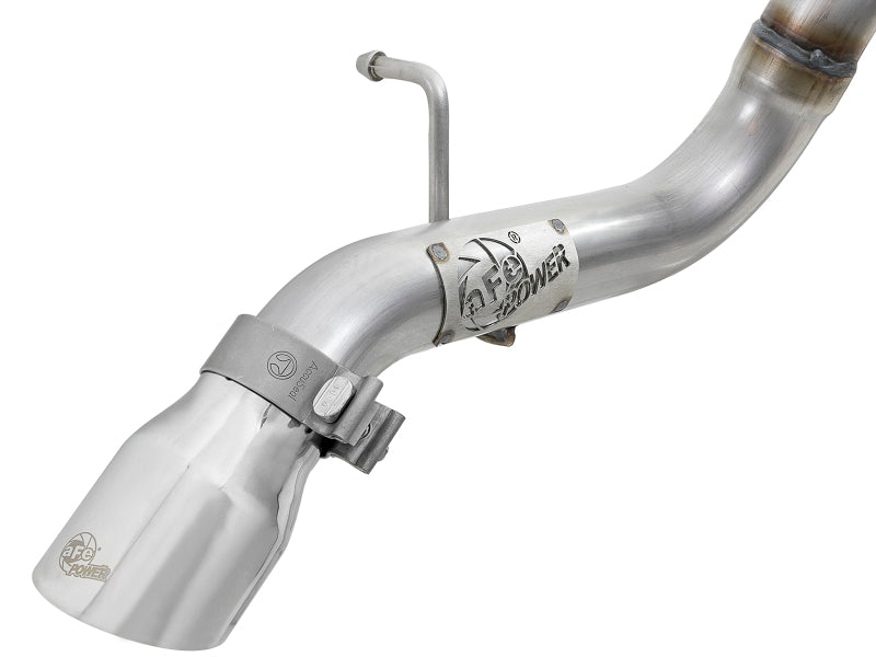 aFe MACH Force-Xp 2.5in 409SS Axle-Back Hi-Tuck Exh Sys w/ Pol Tip 18-20 Jeep Wrangler (JL) V6 3.6L aFe