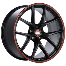 Load image into Gallery viewer, BBS CI-R Nurburgring Edition 20x10 5x112 ET25 Satin Black/Red Lip Wheel - 82mm PFS/Clip Req.