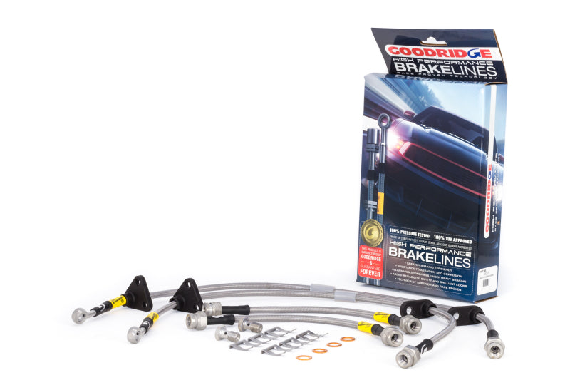 Goodridge 89-91 Civic/CRX w/ rear drum Brake Lines - eliteracefab.com