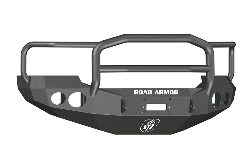 Road Armor 05-07 Ford F-250 Stealth Front Winch Bumper w/Lonestar Guard - Tex Blk Road Armor