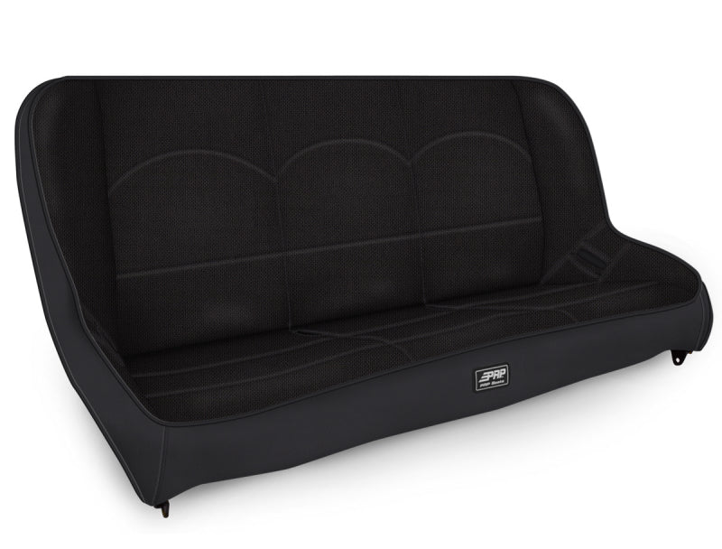 PRP Jeep JKU/JLU Low Back Rear Bench - Black A3610-47-50