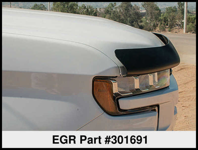 EGR 2019 Chevy 1500 Super Guard Hood Guard - Dark Smoke EGR