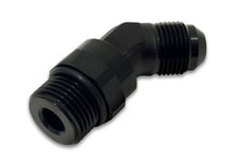 Load image into Gallery viewer, Vibrant -10AN Male to Male -8AN Straight Cut 45 Degree Adapter Fitting - Anodized Black - eliteracefab.com