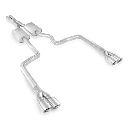 Stainless Works 2008-14 Challenger 3in Catback X-Pipe S-Tube Mufflers 3-1/2in Tips Stainless Works