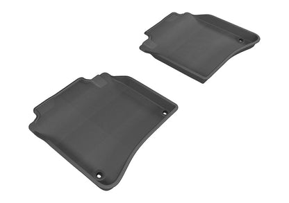 3D MAXpider L1MB04621509 2014-2019 Mercedes-Benz S-Class W222 Kagu 2nd Row Floormats - Black 3D MAXpider