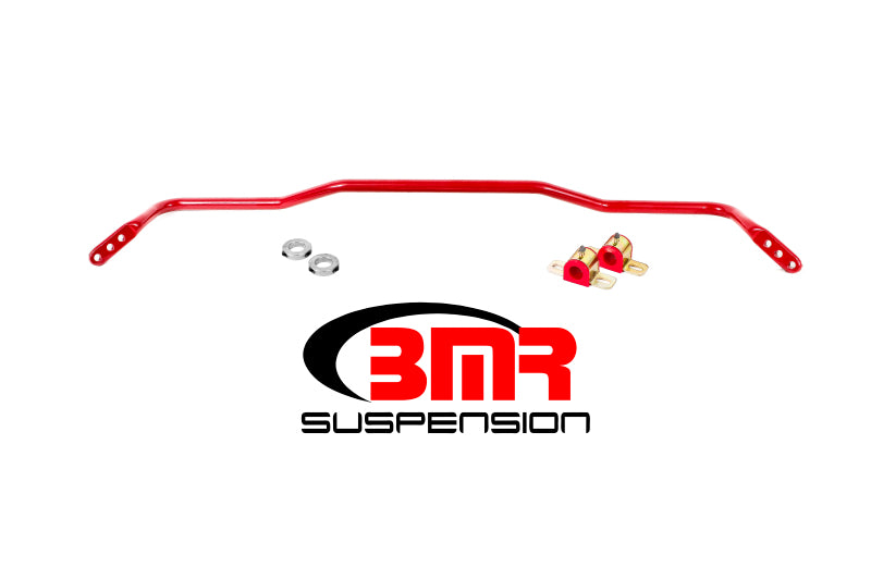 BMR REAR SWAY BAR 25MM 3-HOLE ADJ RED (2015+ MUSTANG) - eliteracefab.com