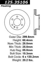 Load image into Gallery viewer, Stoptech 07-09 Dodge Sprinter Front Premium High Carbon Cryo Brake Rotor