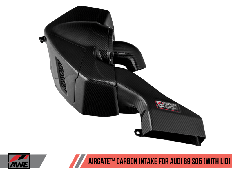 AWE Tuning Audi B9 SQ5 3.0T AirGate Carbon Fiber Intake w/ Lid - eliteracefab.com