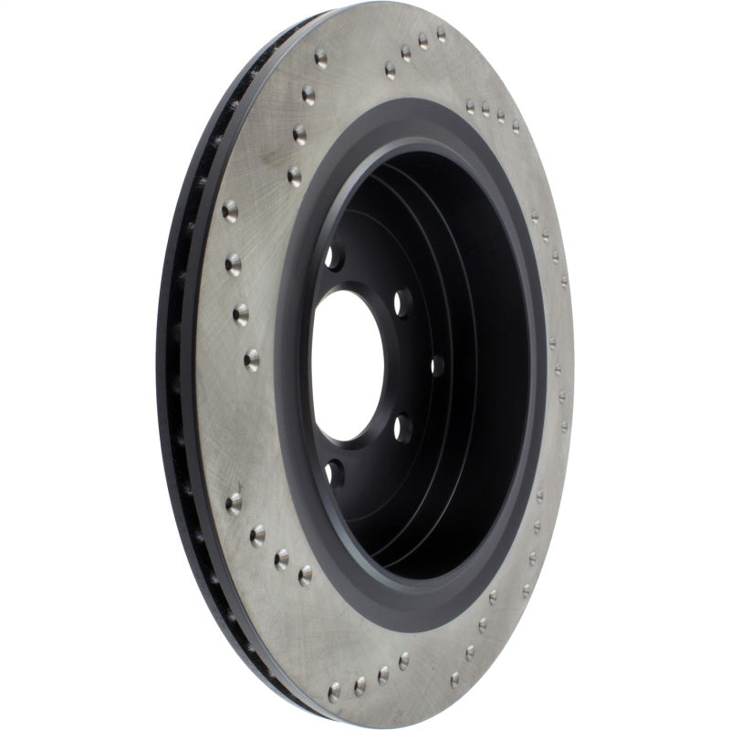 StopTech 05-09 Land Rover LR3 / 06-13 Land Rover Range Rover Sport Drilled Left Rear Cryo Rotor Stoptech