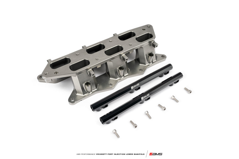 AMS Performance AMS.47.08.0001-2 2023+ Nissan Z Port Injection Lower Manifold - Gunmetal