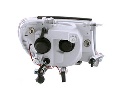 ANZO 2005-2011 Toyota Tacoma Projector Headlights w/ Halos Chrome - eliteracefab.com