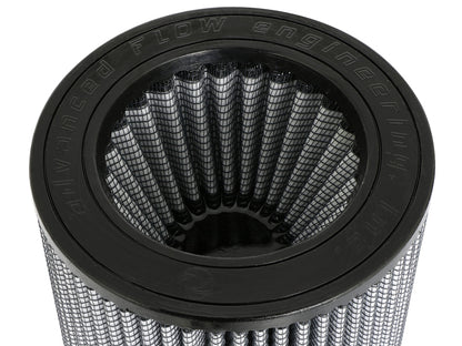 aFe MagnumFLOW Pro DRY S Universal Air Filter 4in F x 6in B (mt2) x 5.5in T (Inv) x 7.5in H - eliteracefab.com