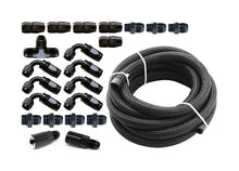 Load image into Gallery viewer, Torque Solution Braided Fuel Line Kit for -6 Aeromotive FPR: Subaru WRX 02-14 / Subaru STI 07-18 - eliteracefab.com