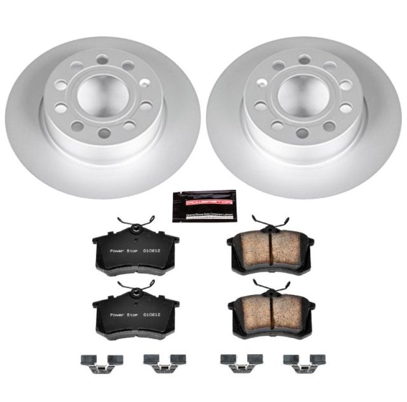 Power Stop 10-13 Audi A3 Rear Z23 Evolution Sport Coated Brake Kit - eliteracefab.com