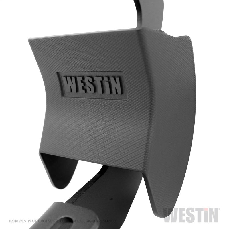 Westin 2019 Chevrolet Silverado/Sierra 1500 Crew Cab Thrasher Running Boards - Textured Black - eliteracefab.com