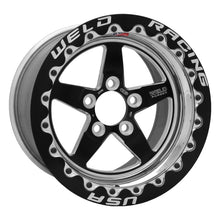 Load image into Gallery viewer, Weld S71 15x12.33 / 5x4.5 BP / 4.5in. BS Black Wheel (Medium Pad) - Black Single Beadlock MT