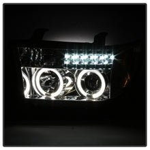 Load image into Gallery viewer, Spyder Toyota Tundra 07-13 Projector Headlights LED Halo LED Chrm PRO-YD-TTU07-HL-C - eliteracefab.com