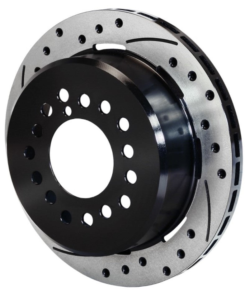 Wilwood Rotor-2.32in Offset-SRP-BLK-Drill-RH 12.19 x .810 - 5 Lug Wilwood