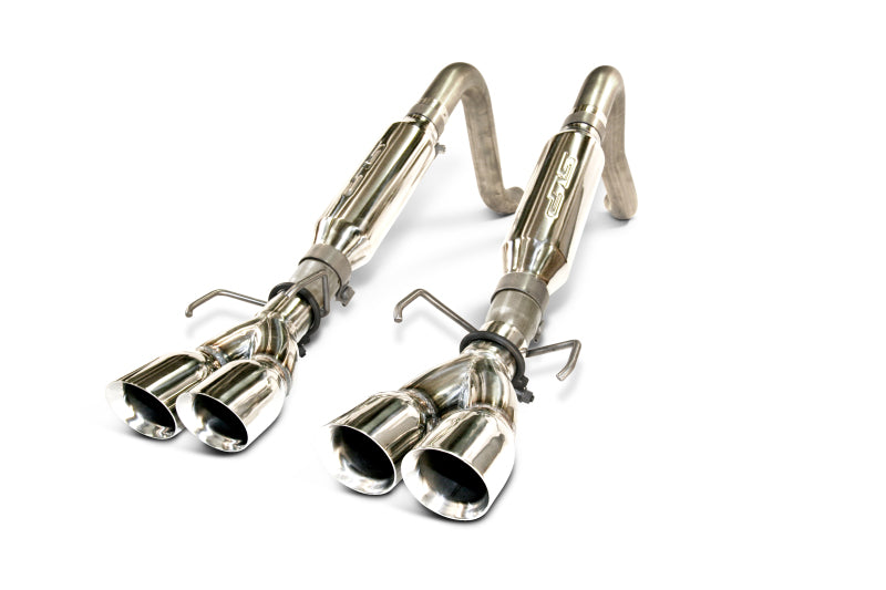 SLP 2005-2008 Chevrolet Corvette LS2 LoudMouth Axle-Back Exhaust System - eliteracefab.com