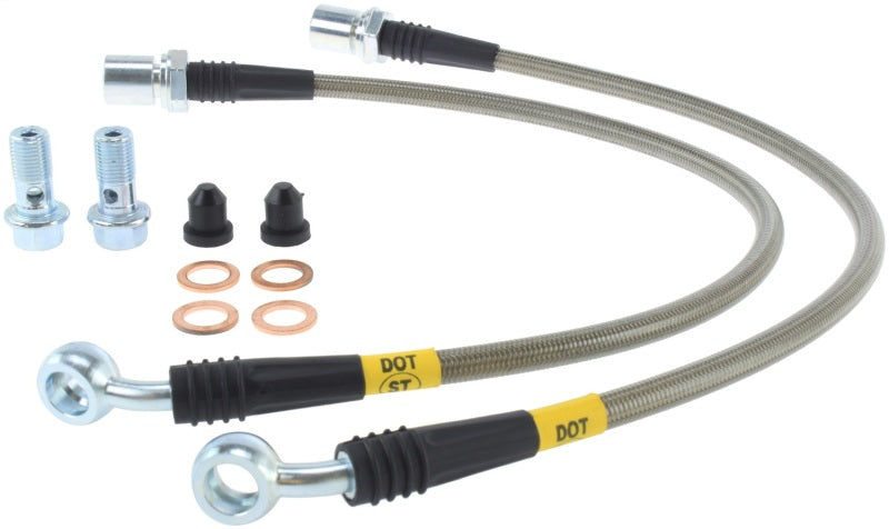 StopTech 01-06 Lexus LS430 Front Stainless Steel Brake Lines - eliteracefab.com