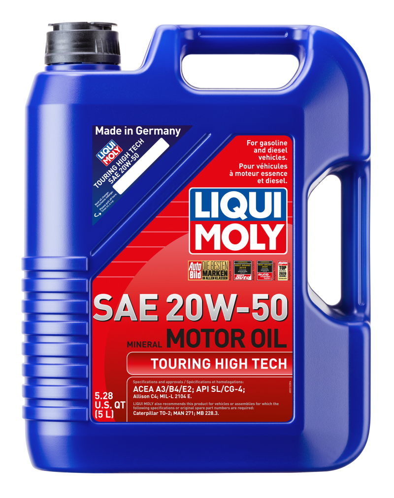 LIQUI MOLY 5L Touring High Tech Motor Oil 20W50 LIQUI MOLY