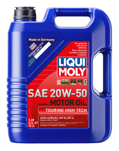 LIQUI MOLY 5L Touring High Tech Motor Oil 20W50 LIQUI MOLY