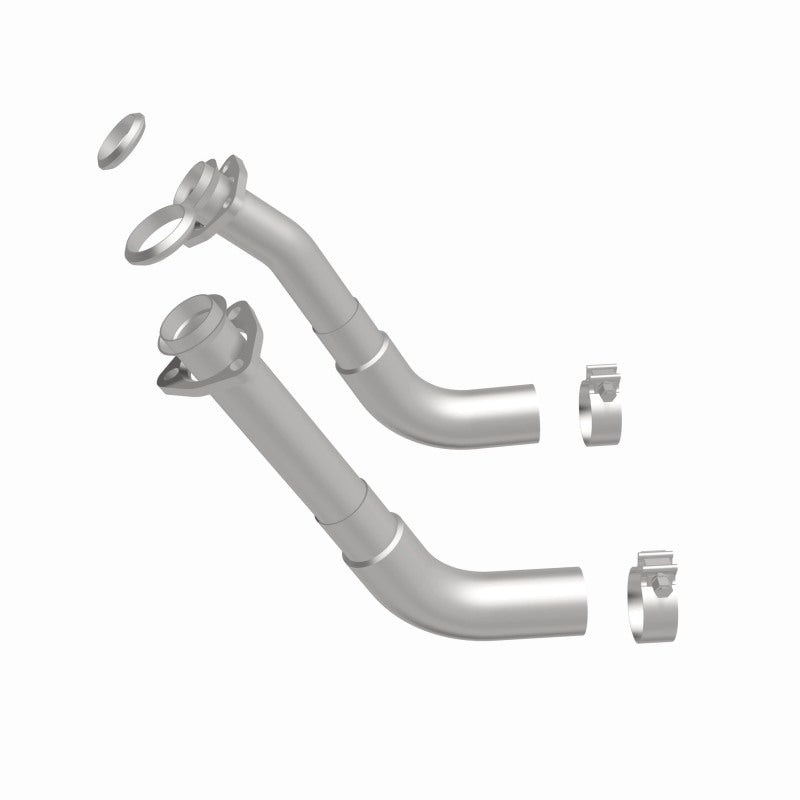 MagnaFlow 66-72 Chevy C10 Pickup V8 2-Piece Front Exhuast Pipe Kit (2in Tubing/Clamps/Inlet Flanges) Magnaflow