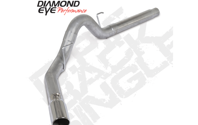 Diamond Eye 18-19 Ford 3.0L Powerstroke F150 - 4in Aluminized DPF Back Exhaust Kit w/ Tip 4512BRA-DE Diamond Eye Performance