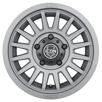 ICON Recon SLX 17x8.5 6x135 6mm Offset 5in BS 87.1mm Bore Charcoal Wheel ICON