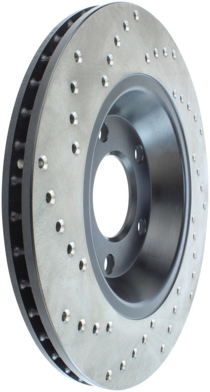 StopTech 04-09 Audi S4 Rear Left Drilled Rotor Stoptech