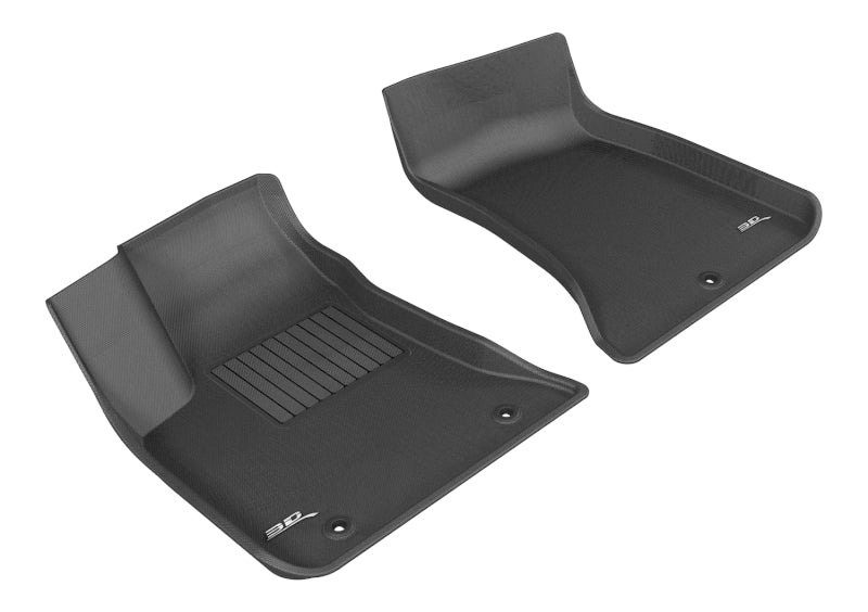 3D MAXpider 2011-2020 Dodge/Chrysler Charger Rwd/300/300C Rwd Kagu 1st Row Floormat - Black - eliteracefab.com