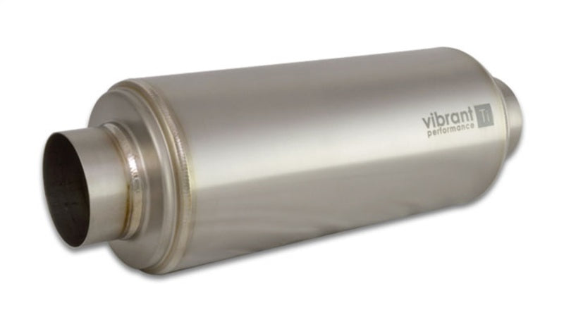 Vibrant Titanium Resonator 3in. Inlet / 3in. Outlet x 16in. Long - eliteracefab.com