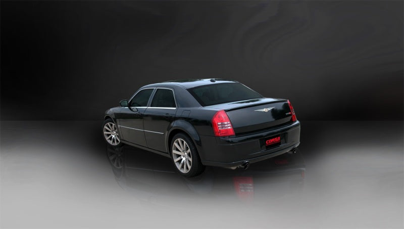 Corsa 05-10 Dodge Charger SRT-8 6.1L V8 Black Xtreme Cat-Back Exhaust CORSA Performance