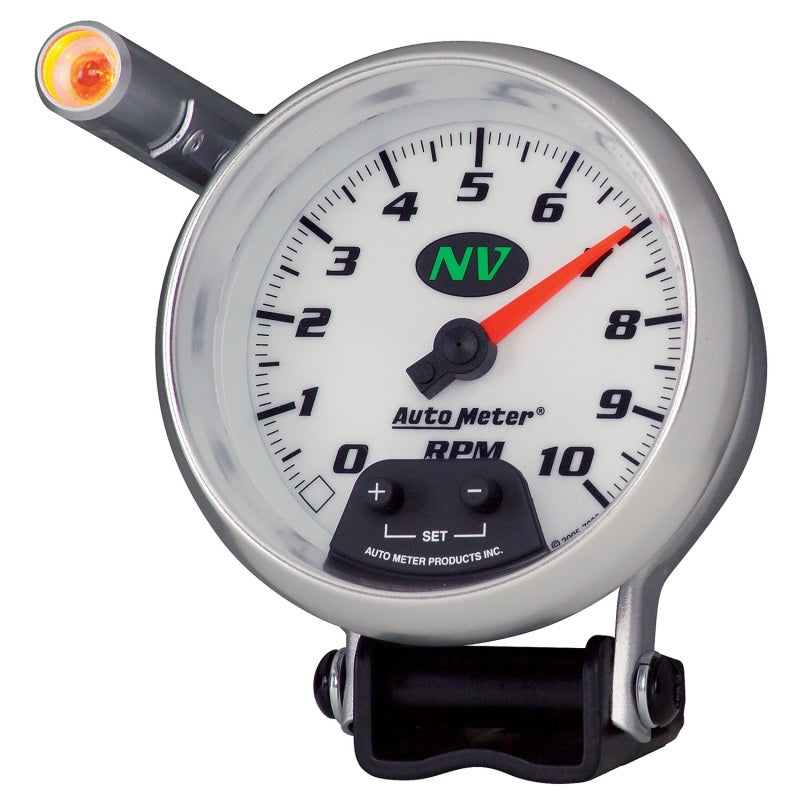 Autometer Quick Lite 3 3/4in 10k RPM Pedestal Tachometer w/ ext. 7390