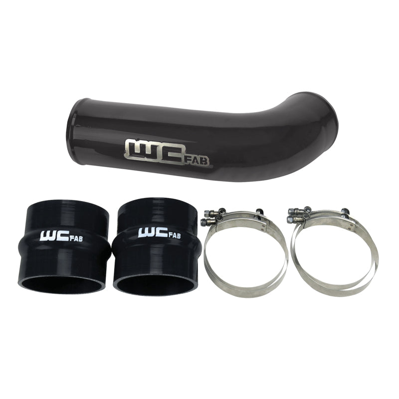 Wehrli 17-19 Chevrolet 6.6L L5P Duramax 4in Intake Pipe (Use w/OEM Air Box) - WCFab Grey