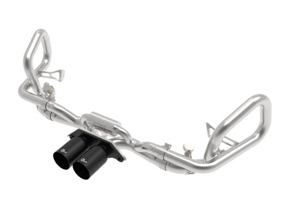afe 14-16 Porsche 911 GT3 991.1 H6 3.8L MACH Force-Xp 304 SS Cat-Back Exhaust System w/ Black Tips aFe