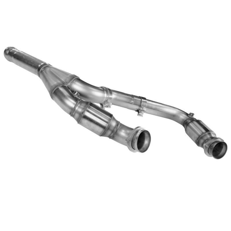 KOOKS 3" GREEN CATTED Y-PIPE FOR KOOKS HEADERS (2014-2018 GM 1500 TRUCK/2015-2019 SUV 6.2) - eliteracefab.com