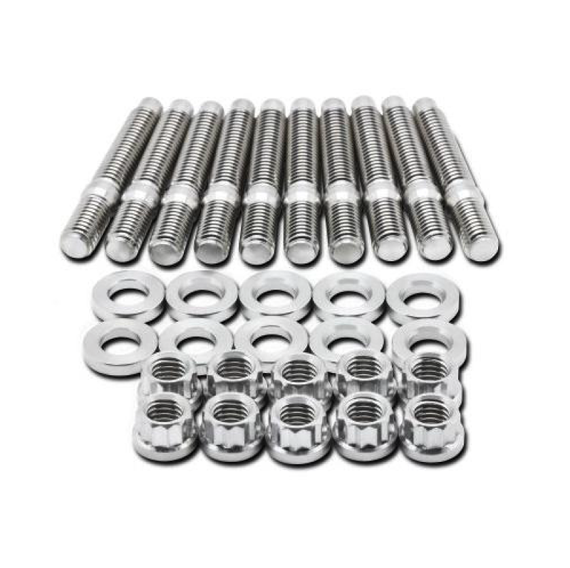 BLOX Racing BLOX Racing Manifold M8x1.25x45mm Stud Kit 10-piece - eliteracefab.com