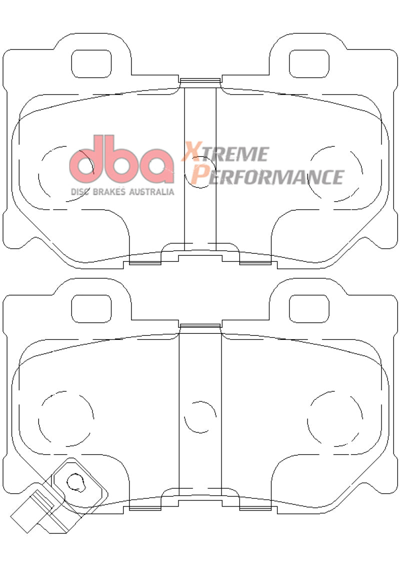 DBA Extreme Performance Rear Brake Pads - DB2401XP DBA