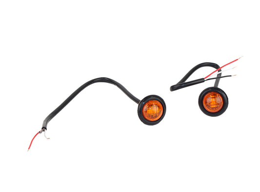 Fishbone Offroad Amber LEDs 3/4In Pair Fishbone Offroad