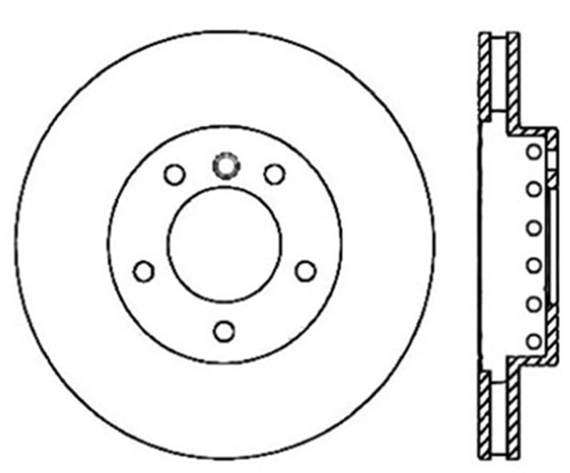 StopTech Slotted & Drilled Sport Brake Rotor Stoptech