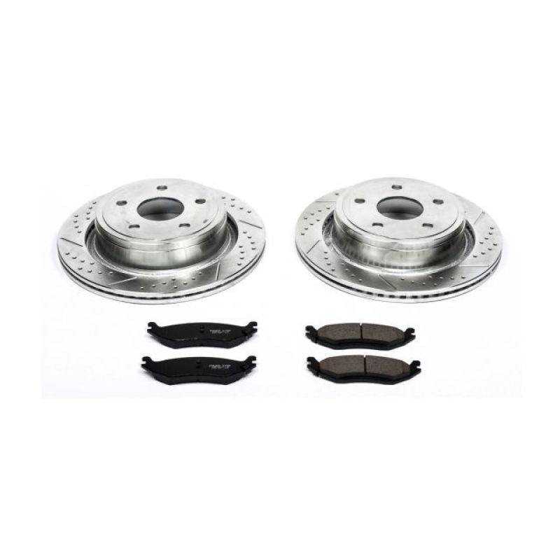 Power Stop 07-09 Chrysler Aspen Rear Z23 Evolution Sport Brake Kit - eliteracefab.com